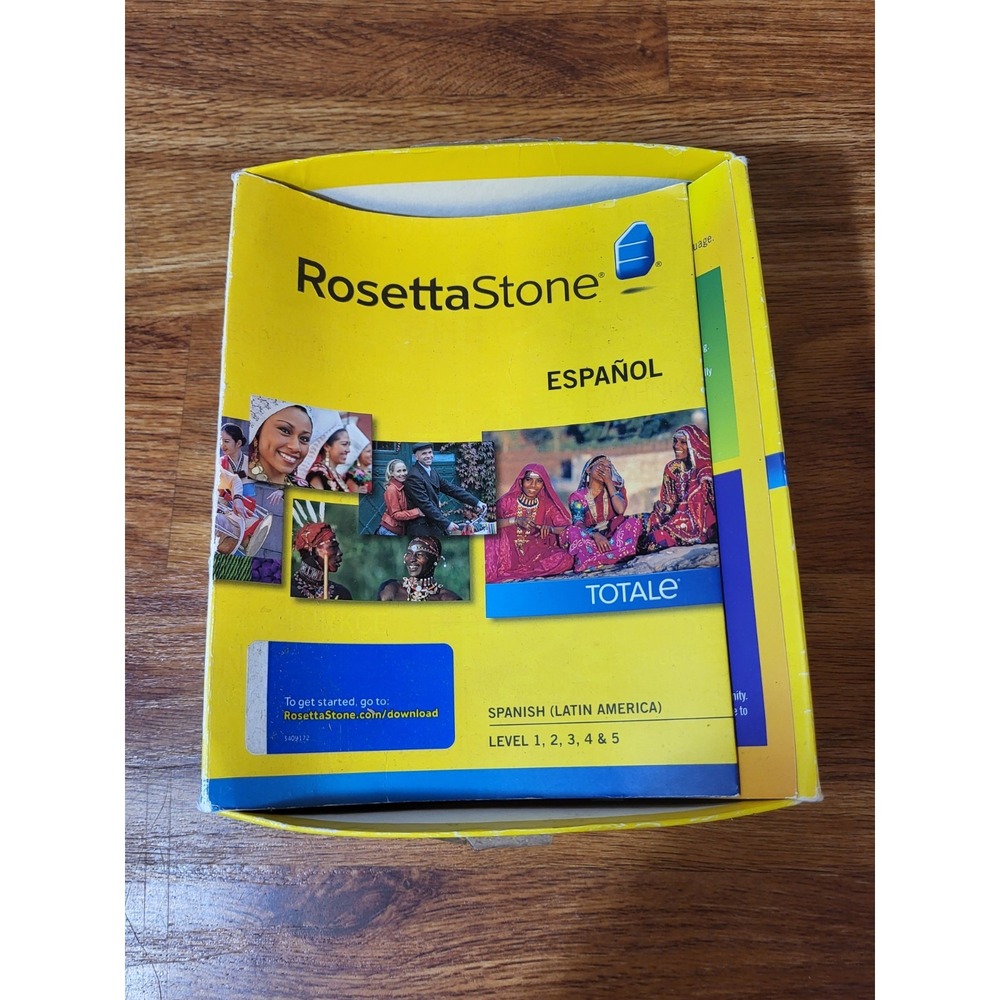 Rosetta Stone Version 4‎ Level 1-5 Learn to Speak Spanish Español No Headphones